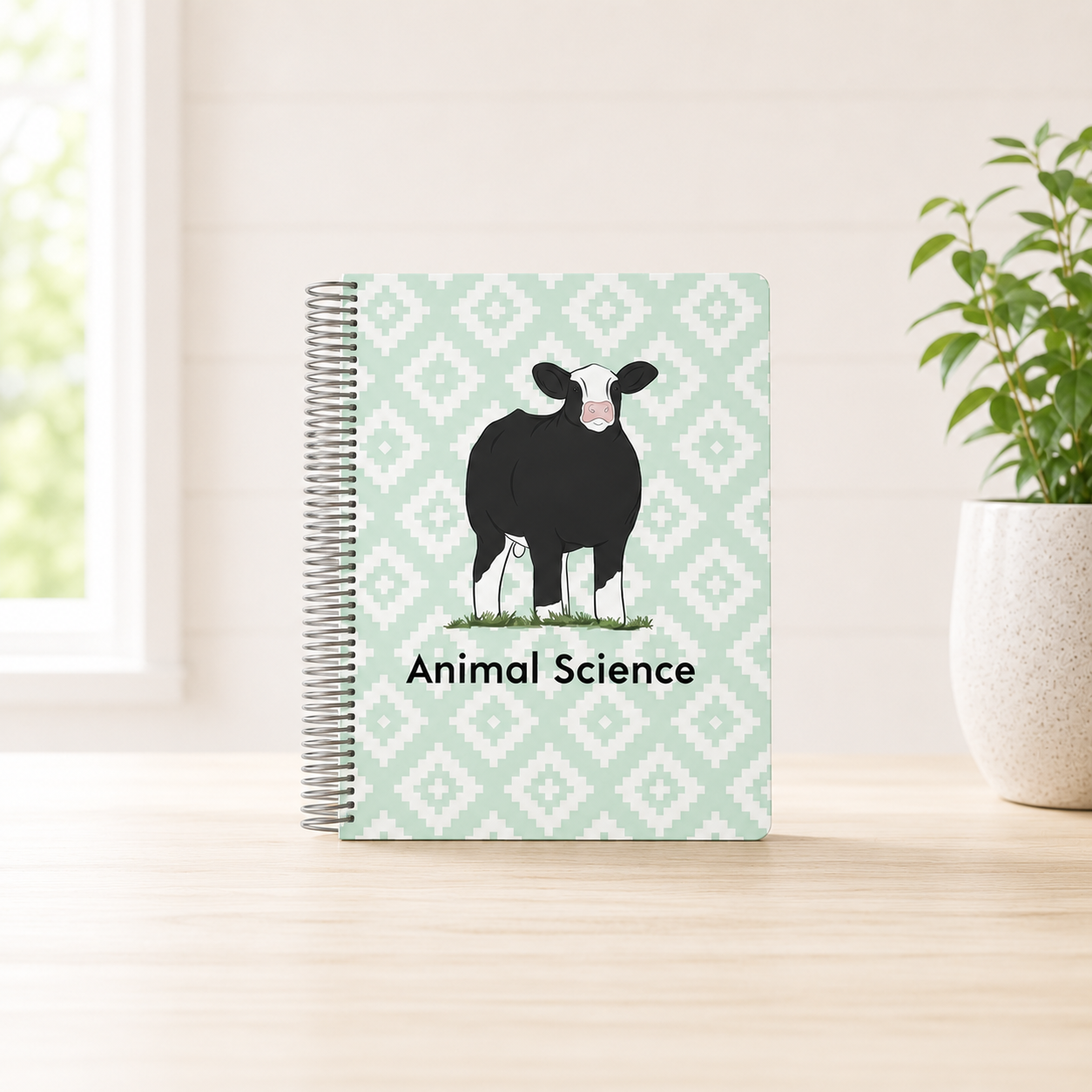 Personalized Mini Livestock Spiral Notebook