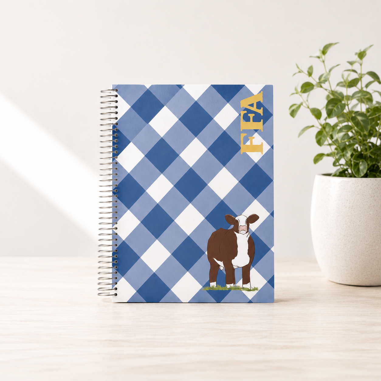 Personalized Mini Livestock Spiral Notebook