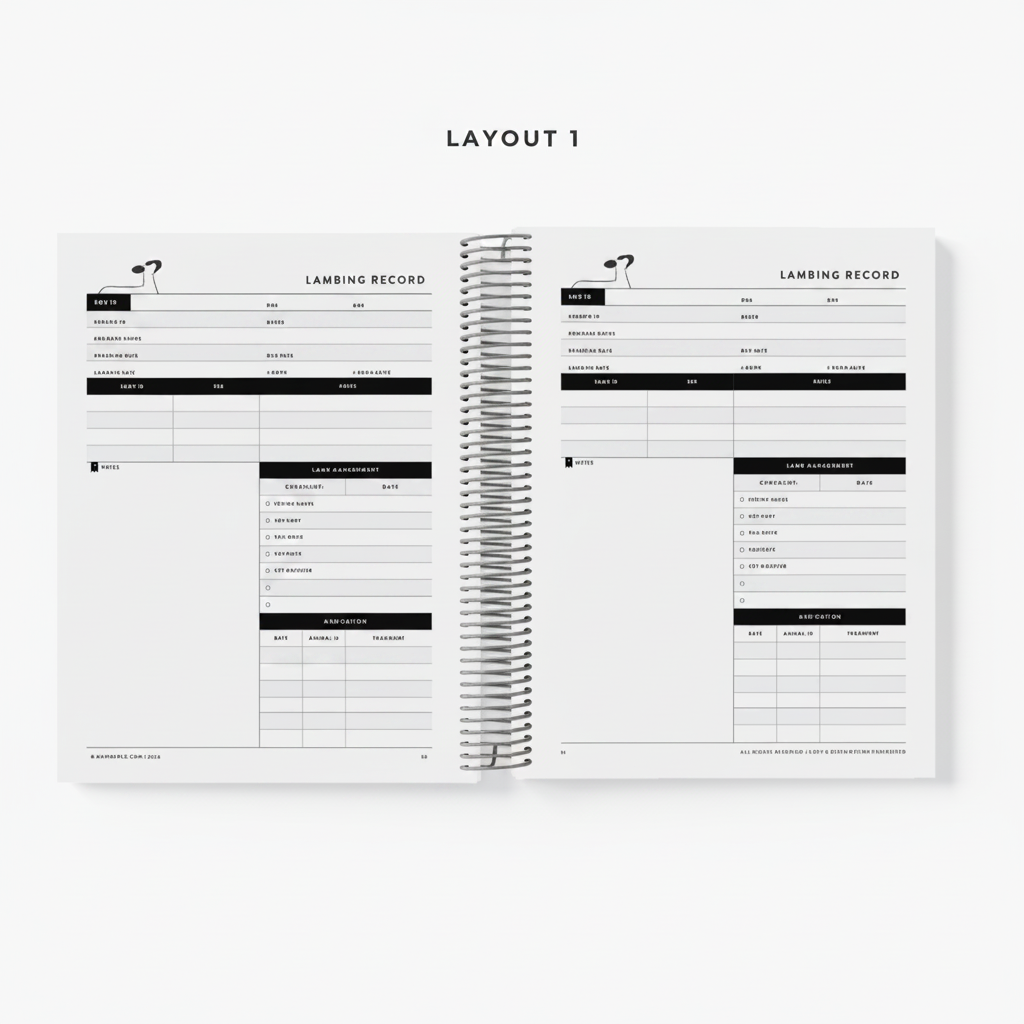 Personalized Sheep Breeding & Lambing Planner | Barn Bible™