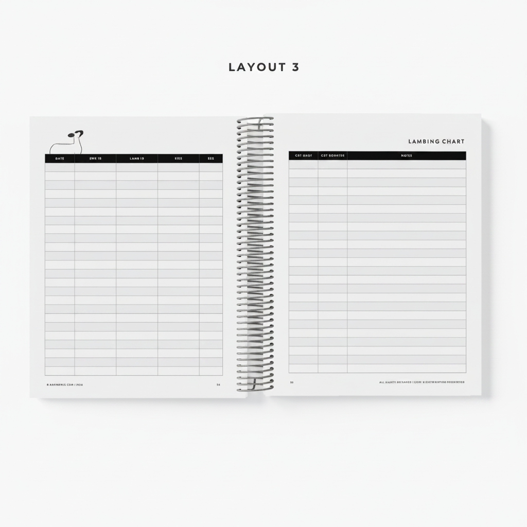 Personalized Sheep Breeding & Lambing Planner | Barn Bible™