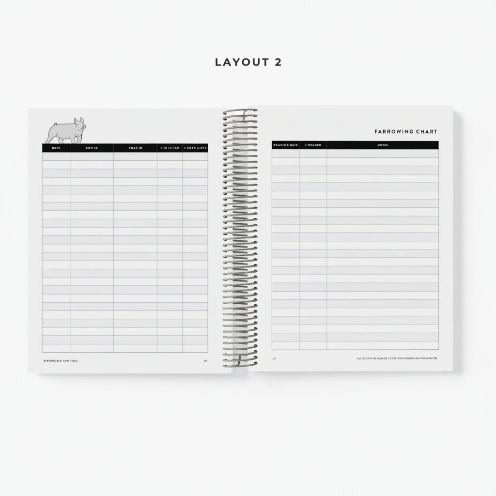 Personalized Swine Breeding & Farrowing Planner | Barn Bible™