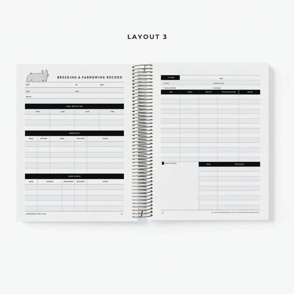 Personalized Swine Breeding & Farrowing Planner | Barn Bible™