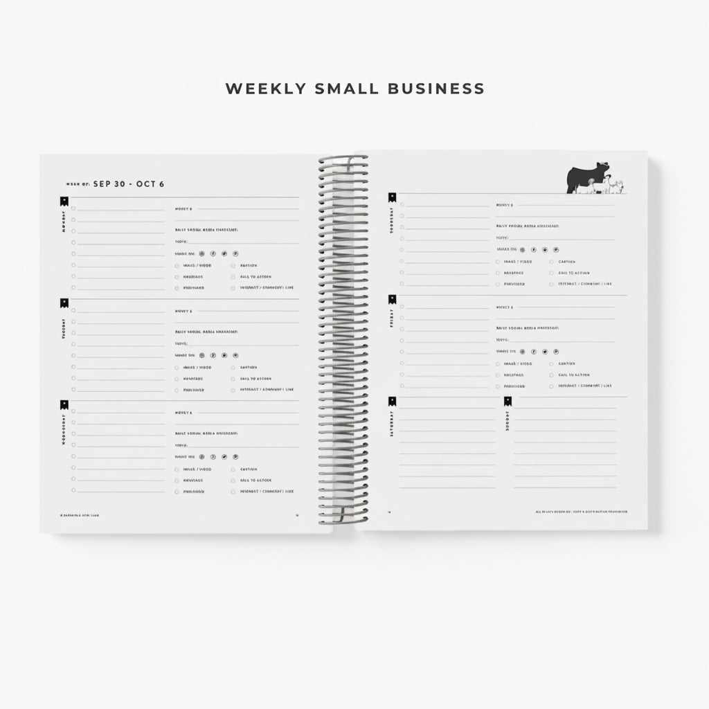 Personalized Weekly Planner for Livestock Families | Barn Bible™