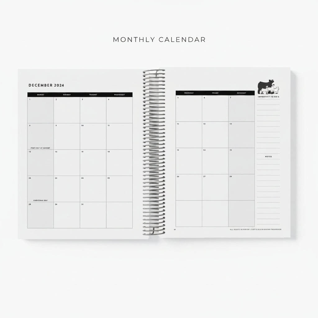 Personalized Weekly Planner for Livestock Families | Barn Bible™
