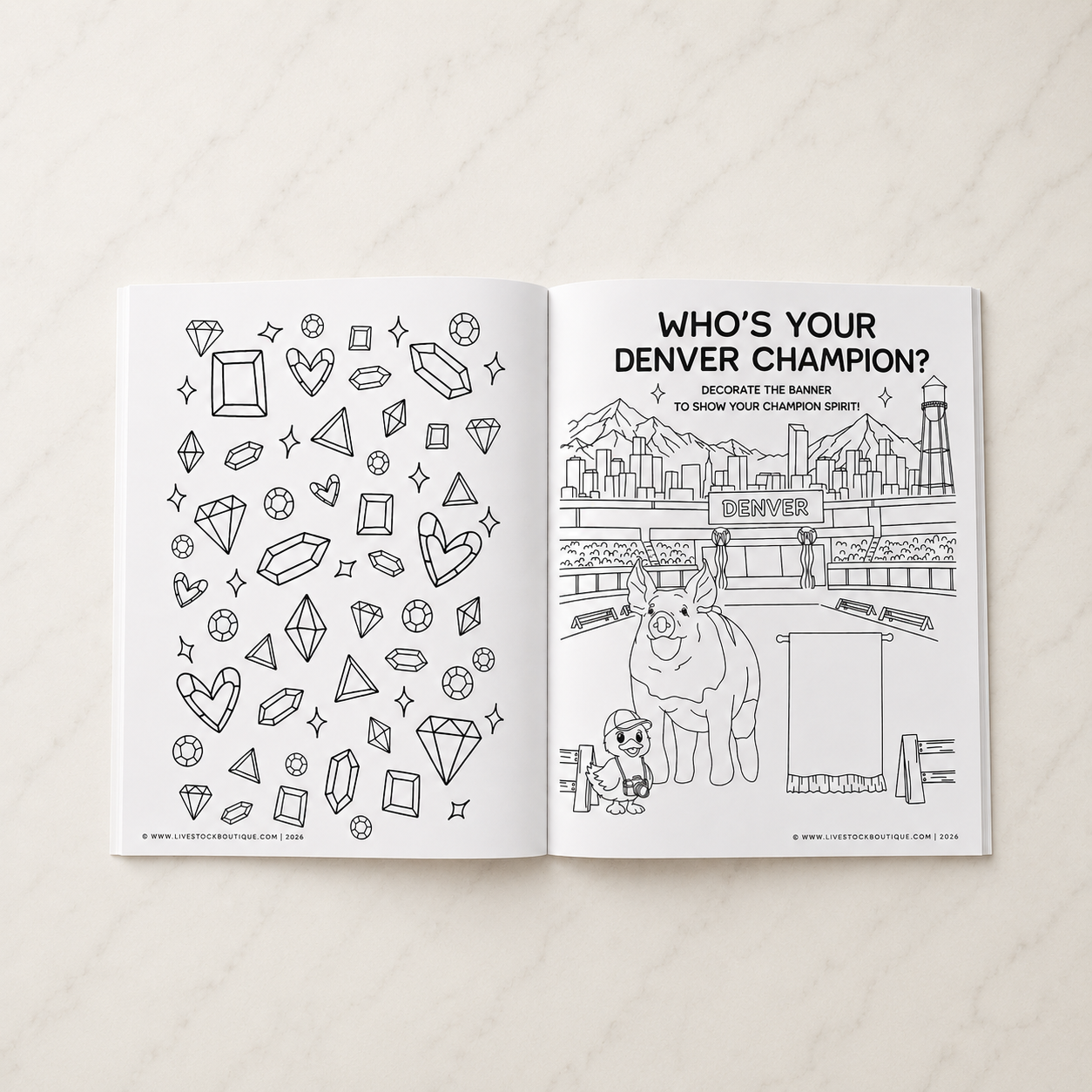 Little Stock Show Life: Going There with Hogs | Livestock Coloring Book for Kids