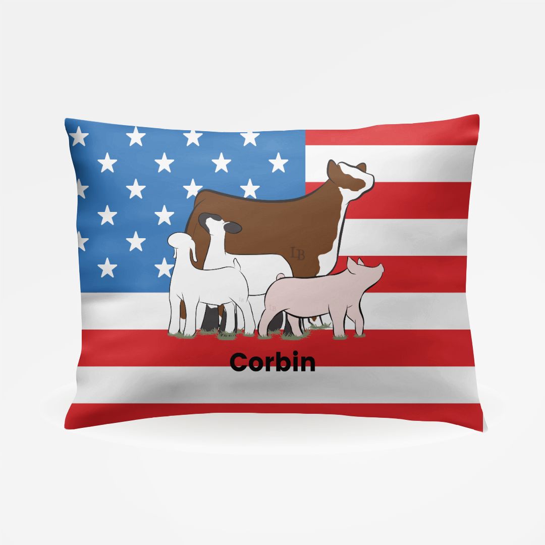 Personalized Livestock Pillowcase