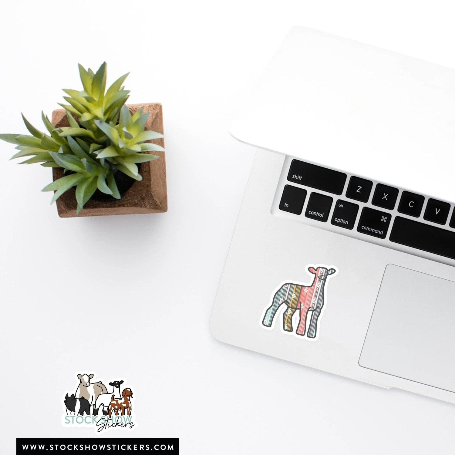 Serape Stock Show Livestock Sticker