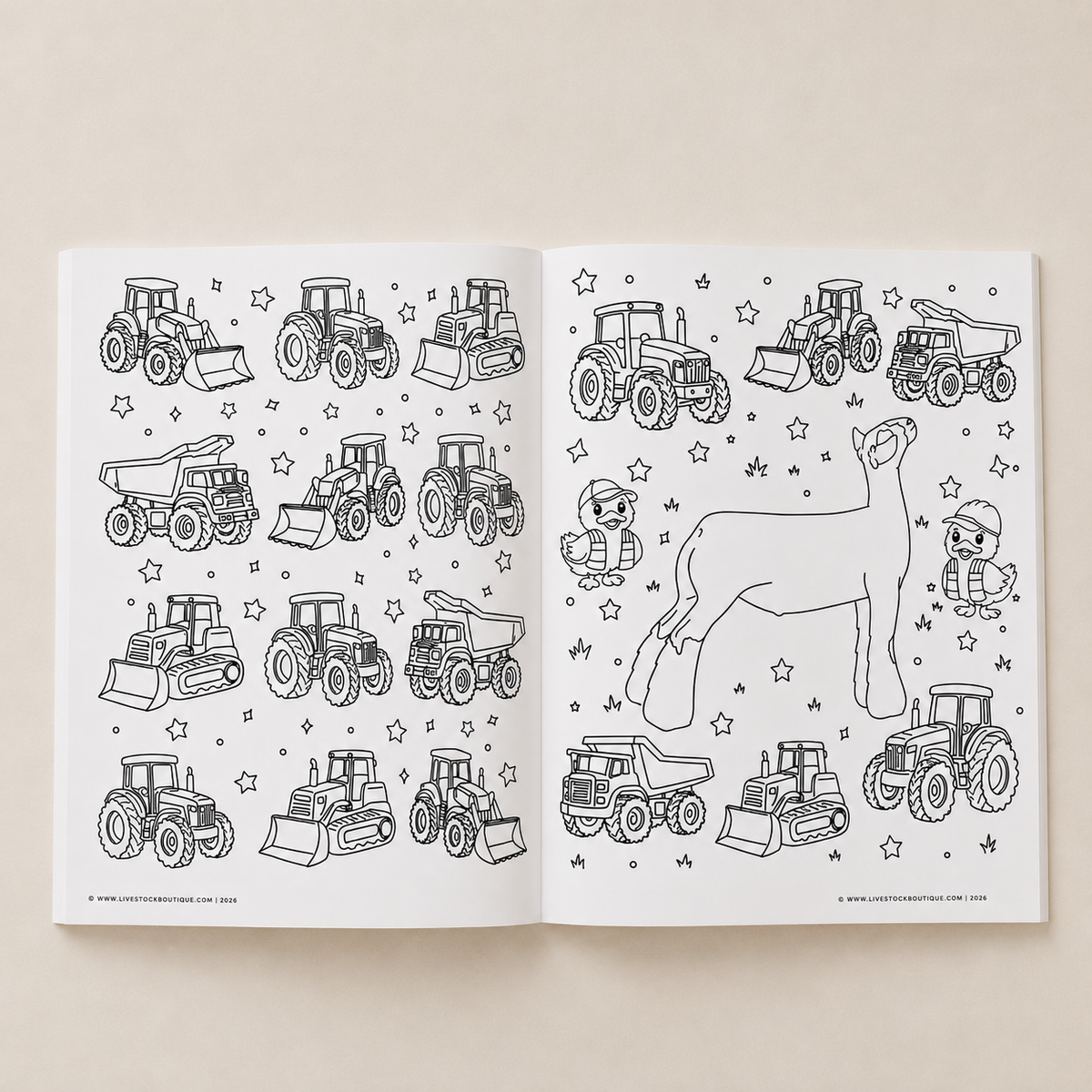 Little Stock Show Life: Going There with Sheep | Livestock Coloring Book for Kids