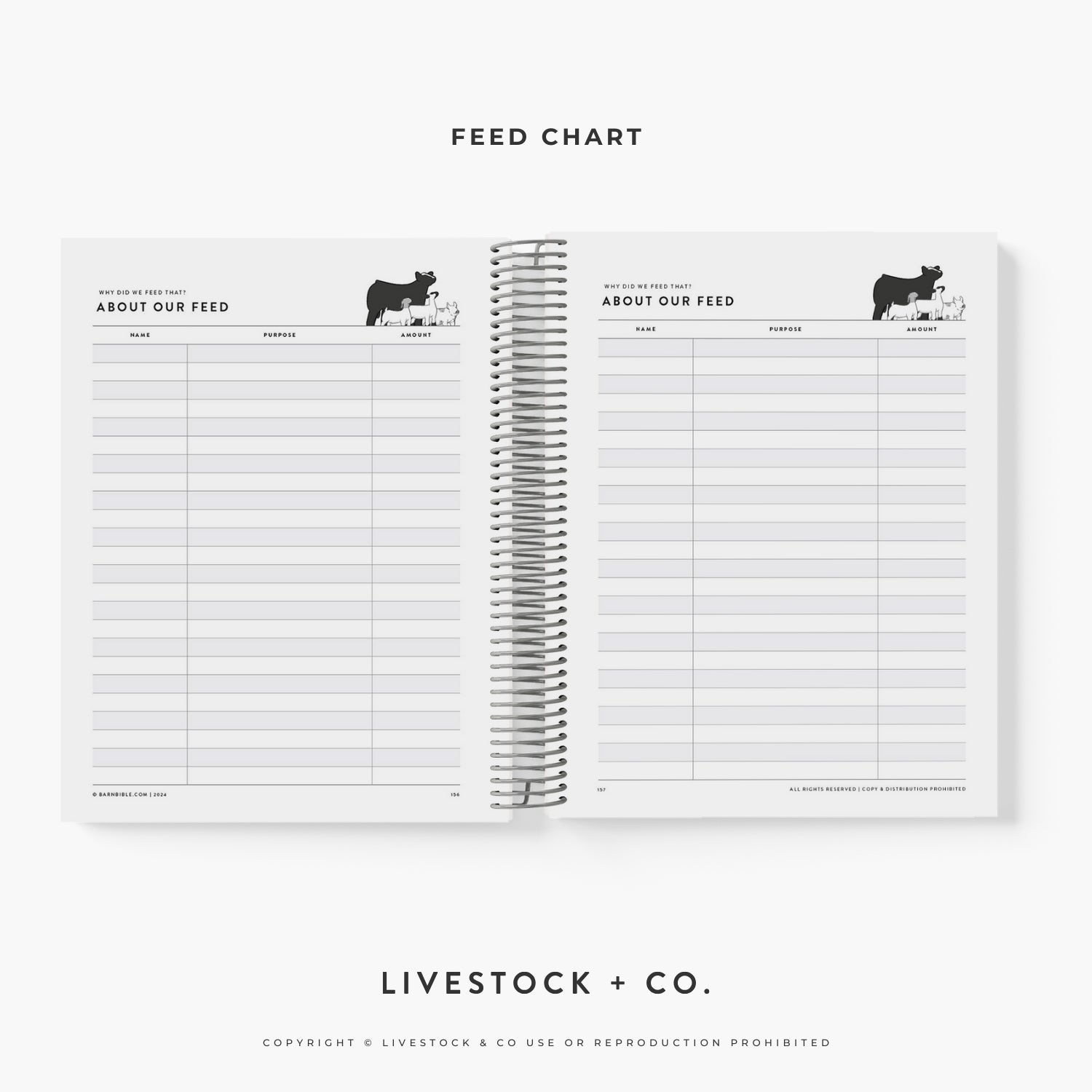 Personalized Barn Bible™ Stock Show Planner