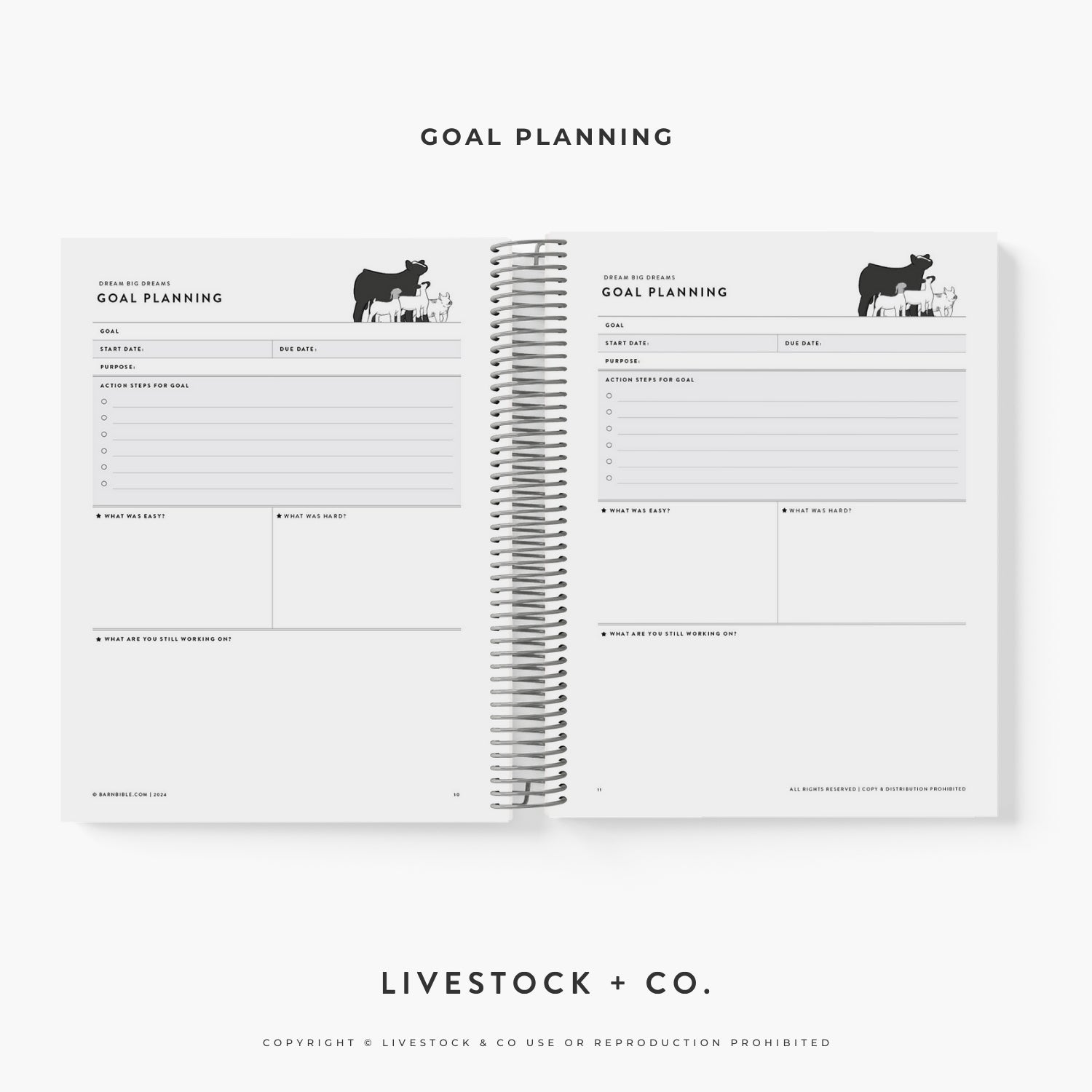 Personalized Barn Bible™ Stock Show Planner