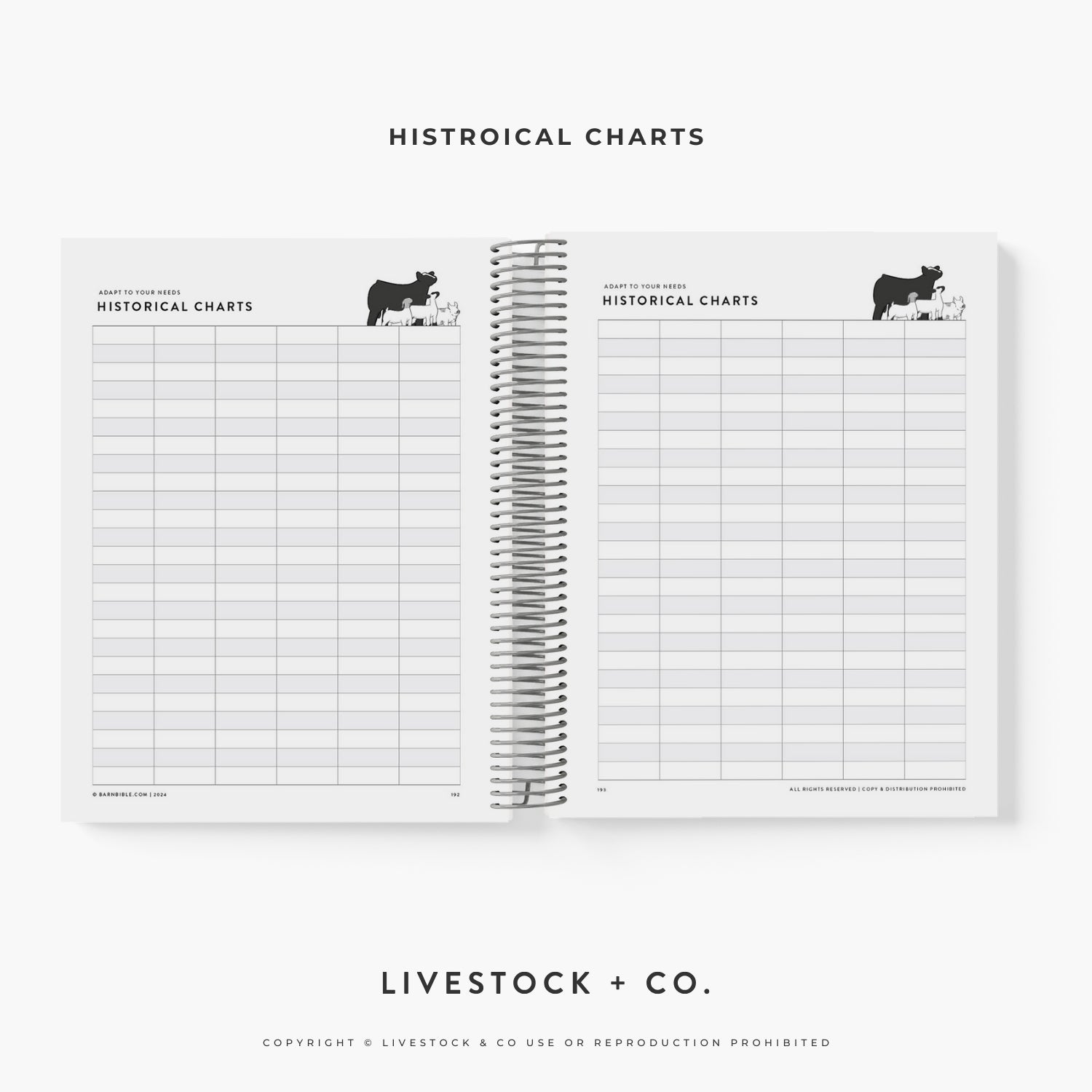 Personalized Barn Bible™ Stock Show Planner