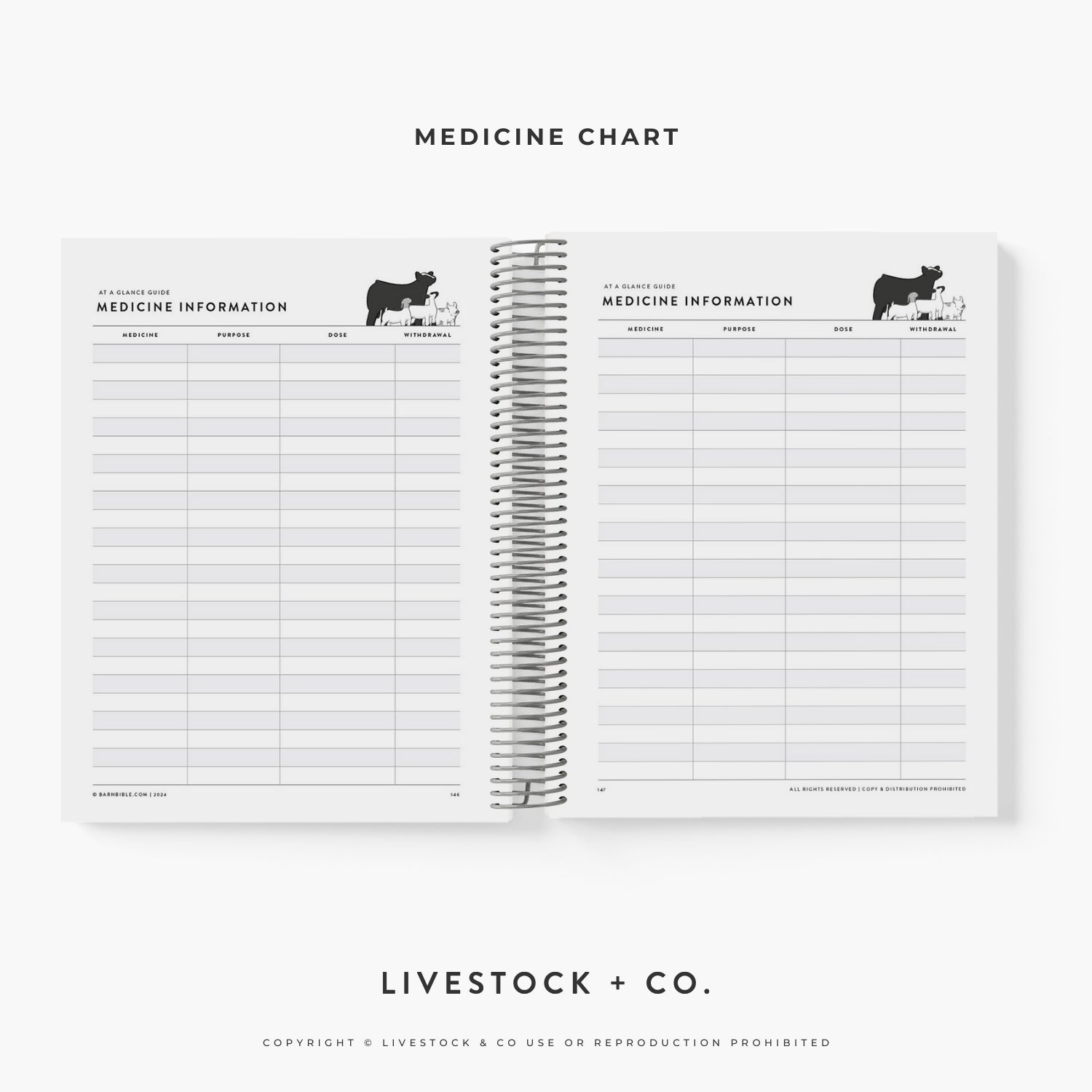 Personalized Barn Bible™ Stock Show Planner