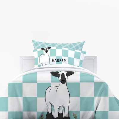 Personalized Livestock Duvet Cover
