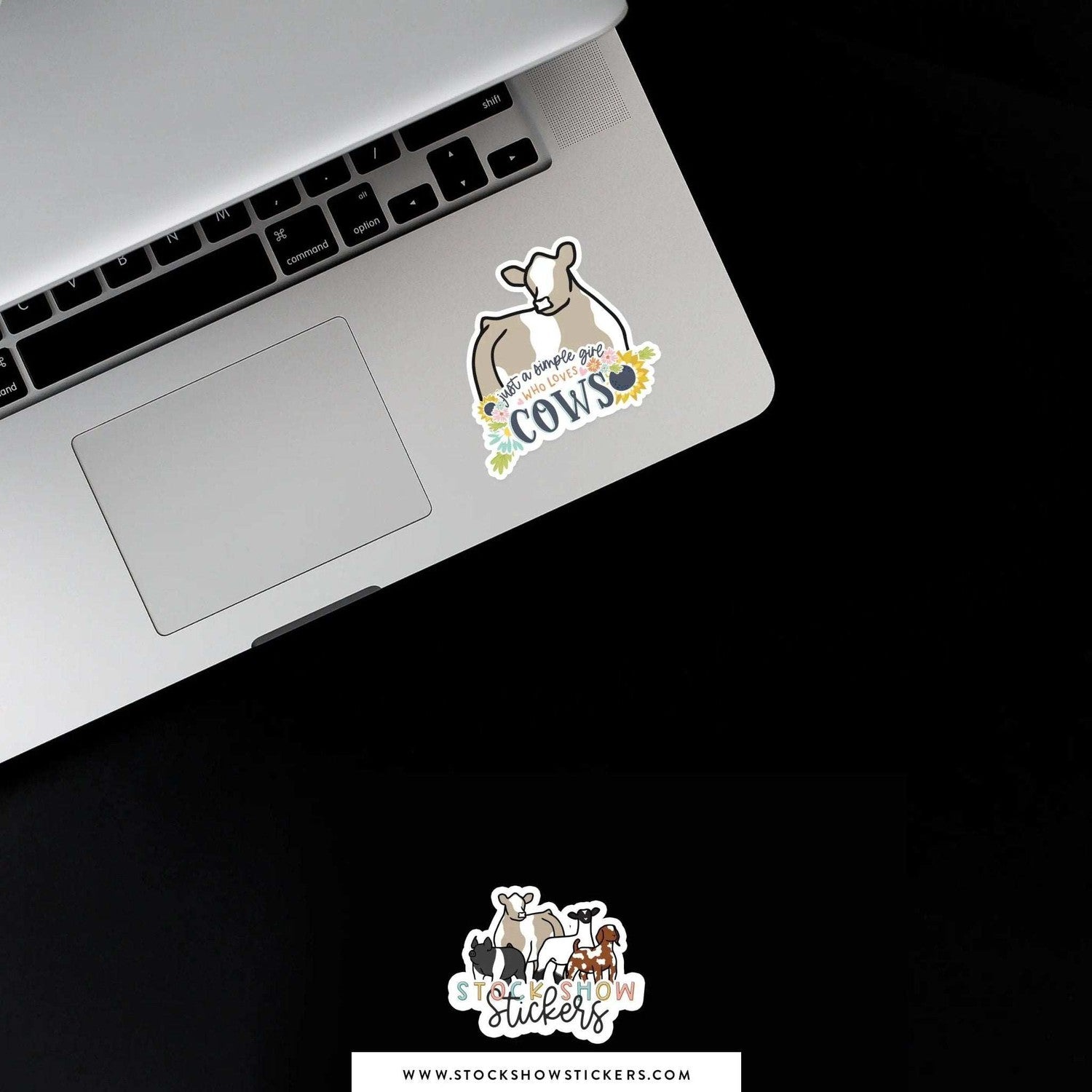 Simple Girl Stock Show Livestock Sticker