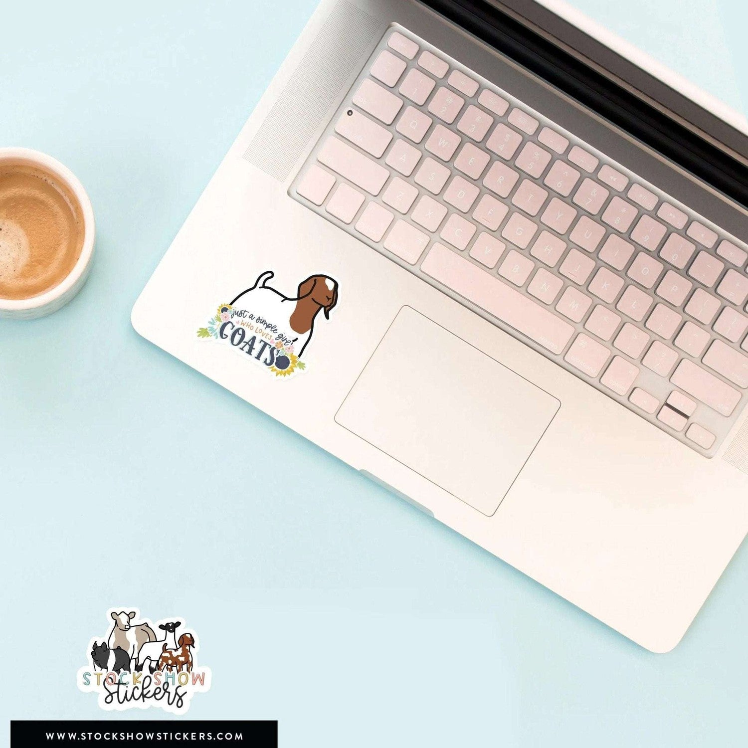 Simple Girl Stock Show Livestock Sticker