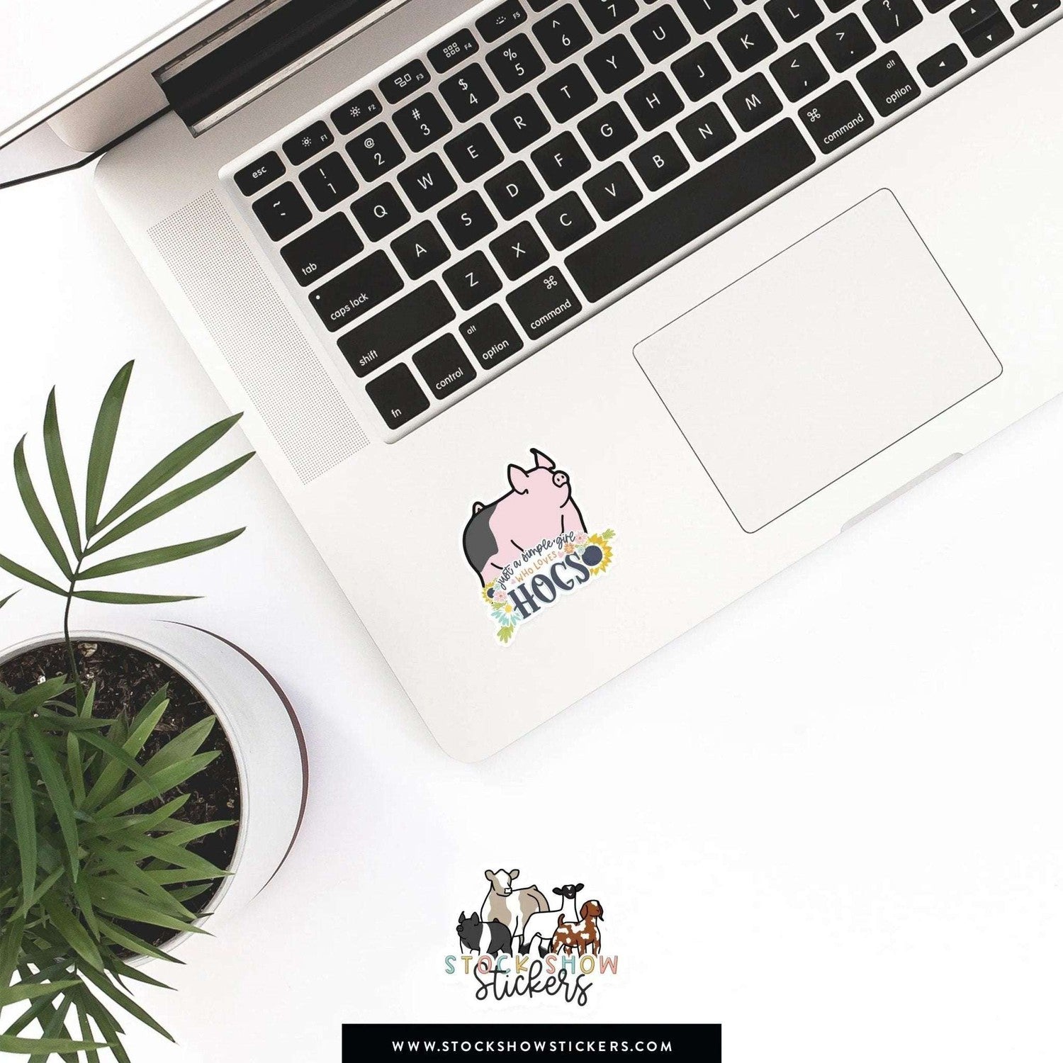 Simple Girl Stock Show Livestock Sticker