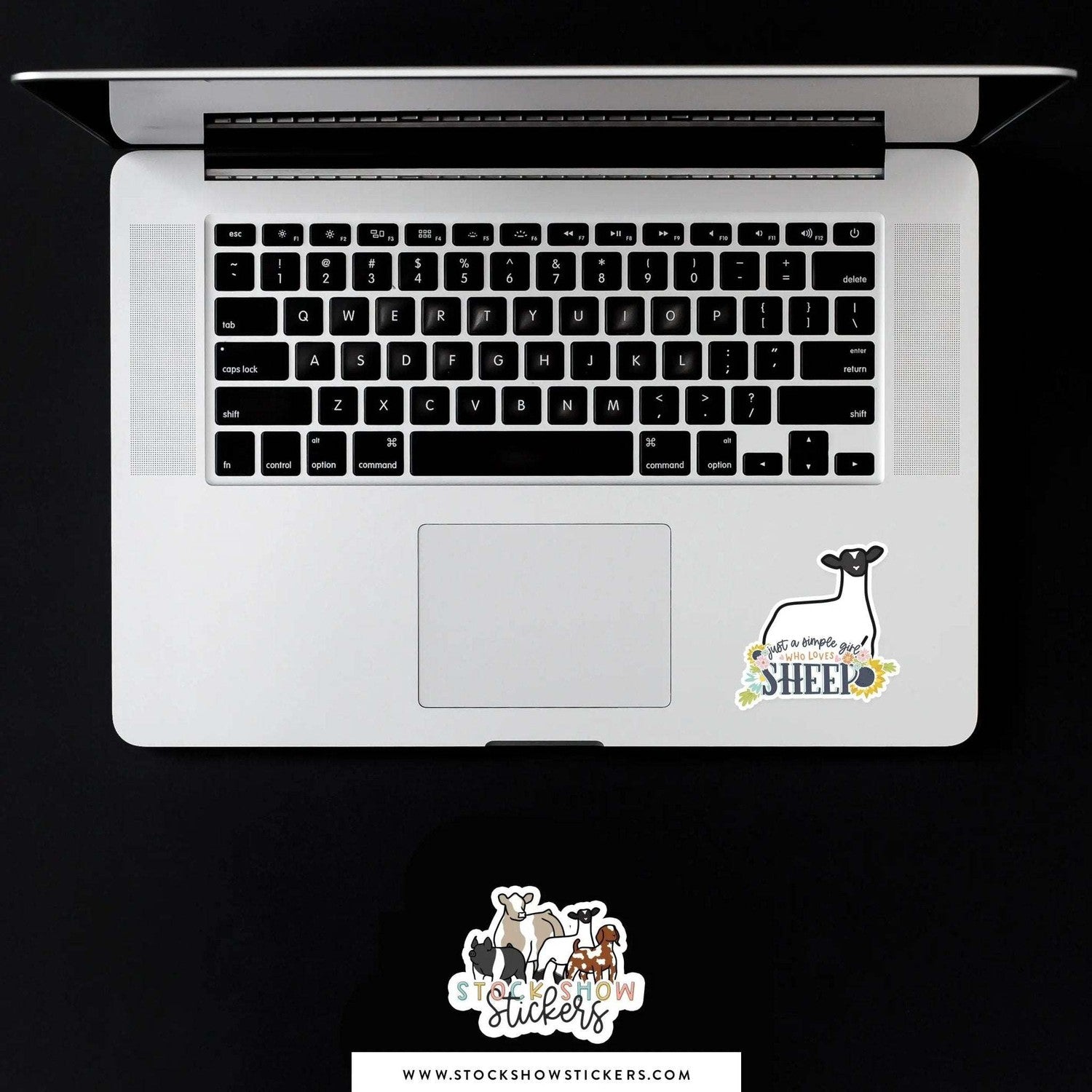 Simple Girl Stock Show Livestock Sticker