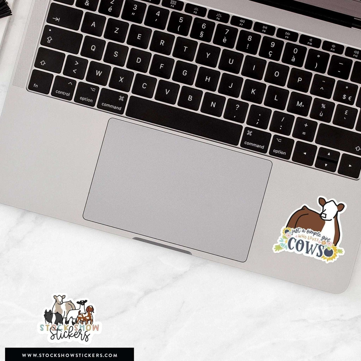 Simple Girl Stock Show Livestock Sticker