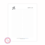 Supply List