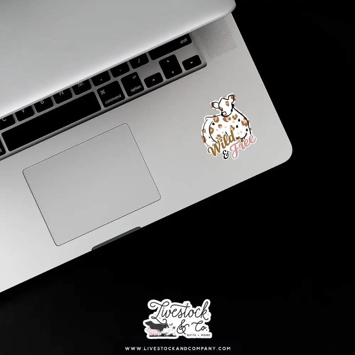 Wild & Free Stock Show Livestock Sticker