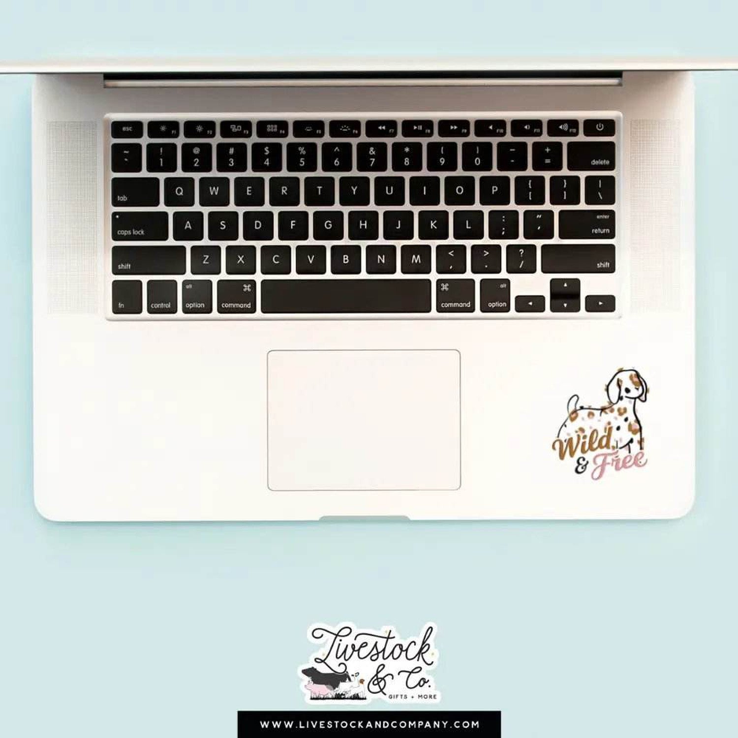 Wild & Free Stock Show Livestock Sticker