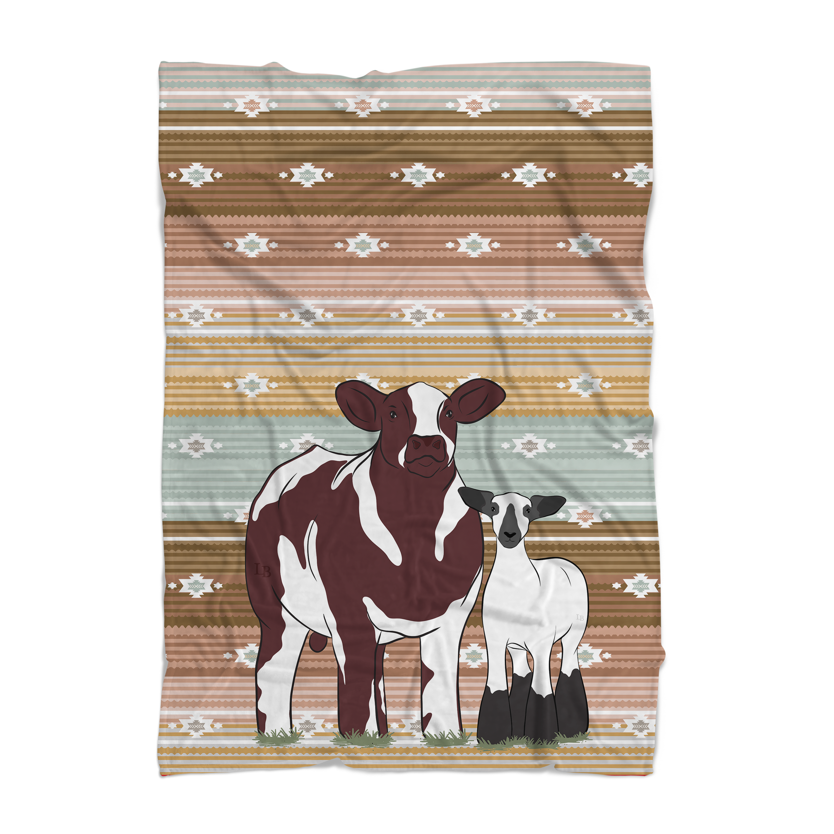 Personalized Livestock Fleece Blanket