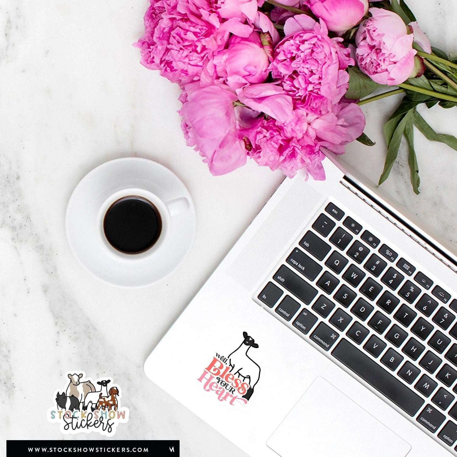 Custom Made Bless Your Heart Livestock Stickers Stock Show Livestock - Livestock &amp; Co. Boutique