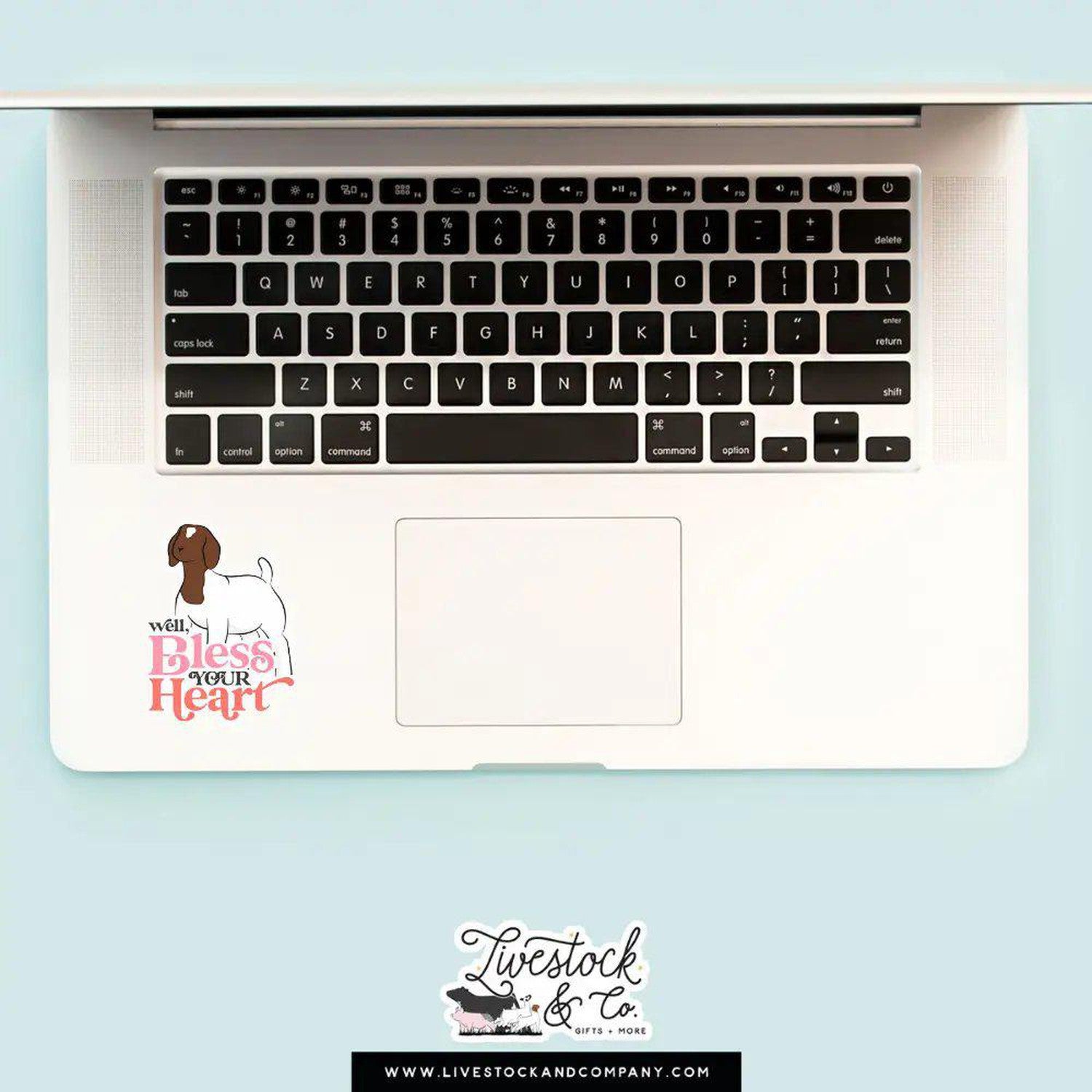 Custom Made Bless Your Heart Livestock Stickers Stock Show Livestock - Livestock &amp; Co. Boutique