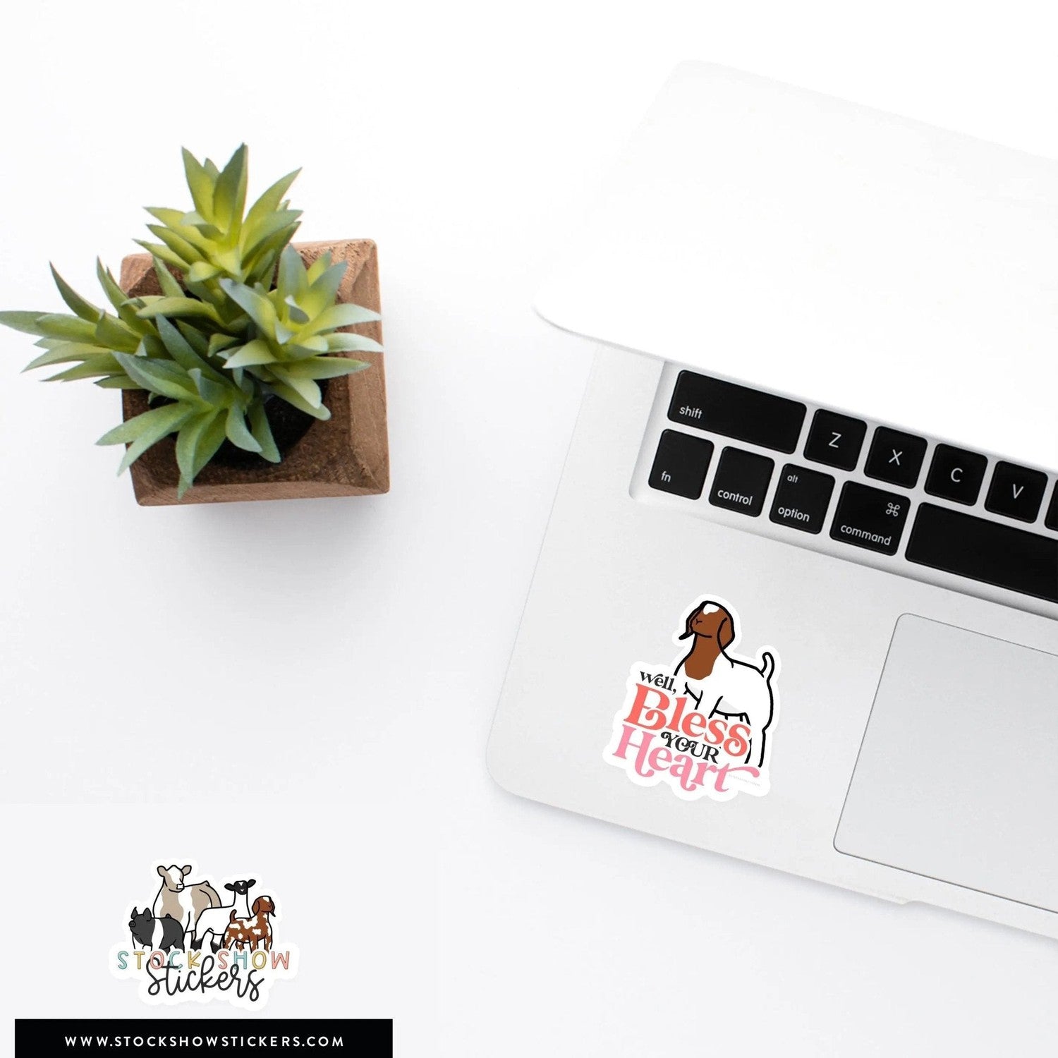 Custom Made Bless Your Heart Livestock Stickers Stock Show Livestock - Livestock &amp; Co. Boutique