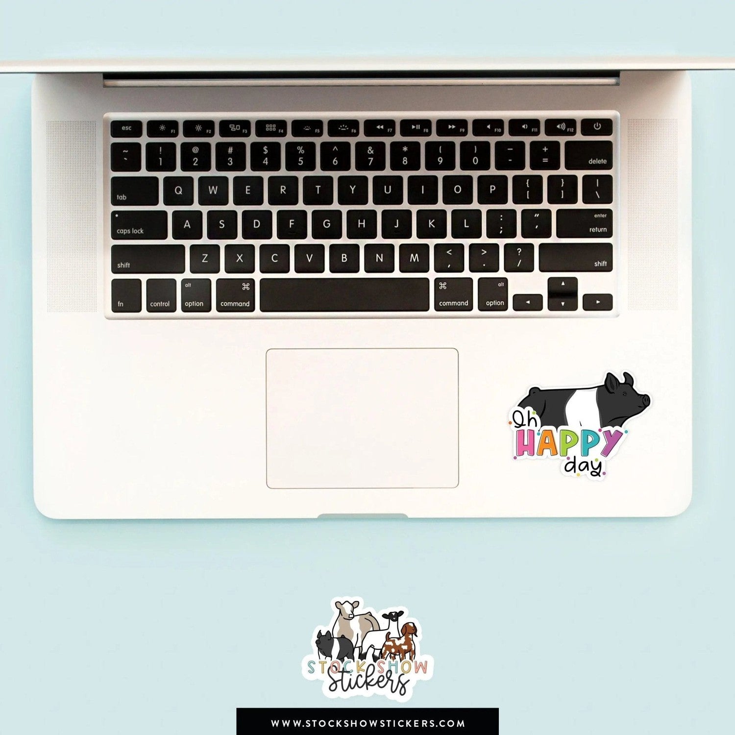 Custom Made Oh Happy Day Livestock Stickers Stock Show Livestock - Livestock &amp; Co. Boutique