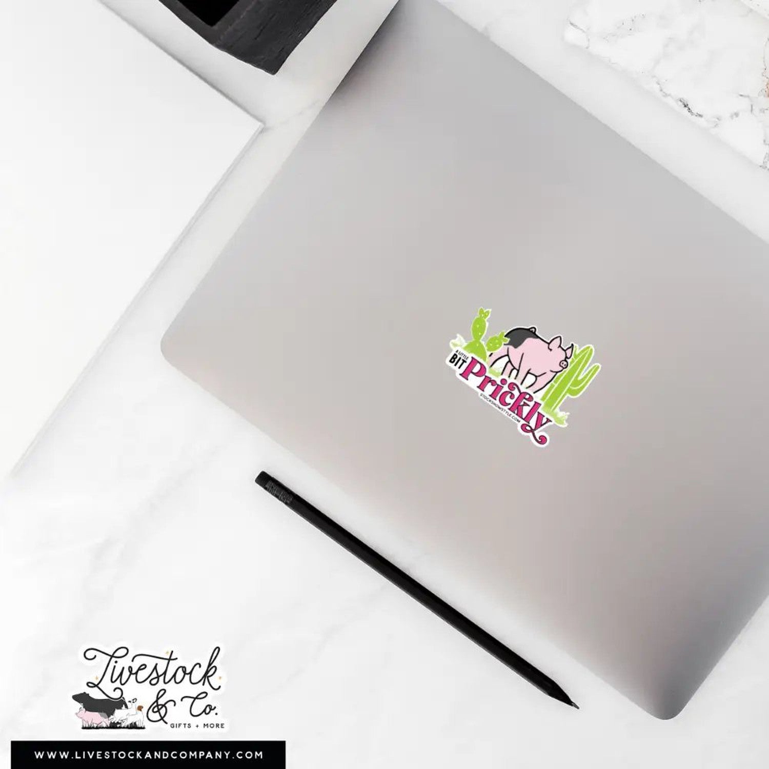 Custom Made Prickly Livestock Stickers Stock Show Livestock - Livestock &amp; Co. Boutique